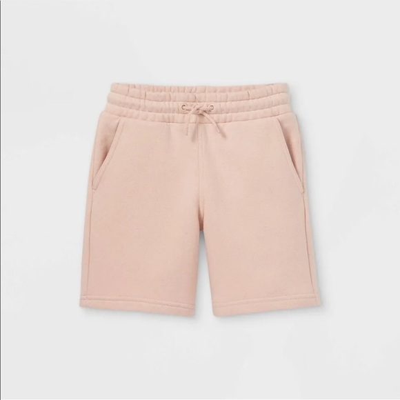 Kids' Knit Jogger Shorts - Cat & Jack™ - Color Blush - Picture 1 of 1